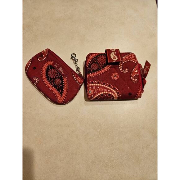 Vera Bradley Mini Wallet and Matching Change Purse NWOT - Picture 1 of 2
